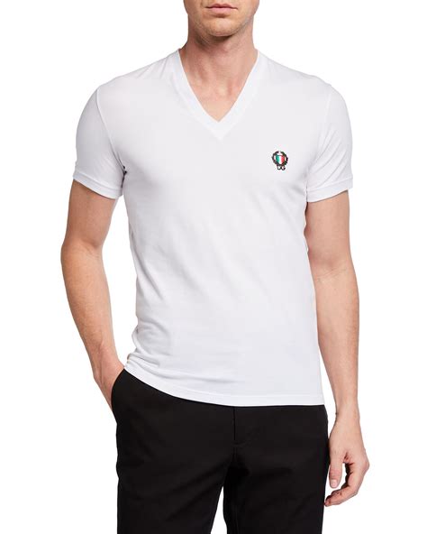 dolce gabbana v neck t shirt|vintage dolce and gabbana shirt.